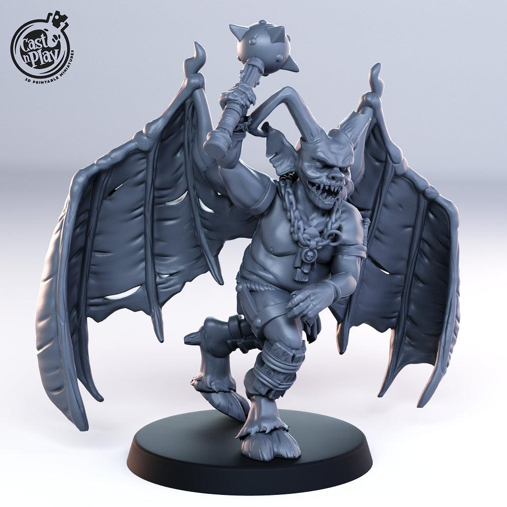 3D Printed Cast n Play Flying Minion 28mm 32mm D&D - 3D Printing Boss