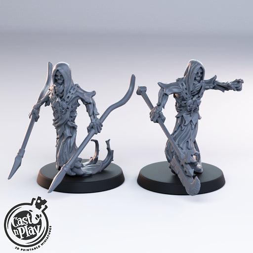 3D Printed Cast n Play Ghosts 28mm 32mm D&D - 3D Printing Boss