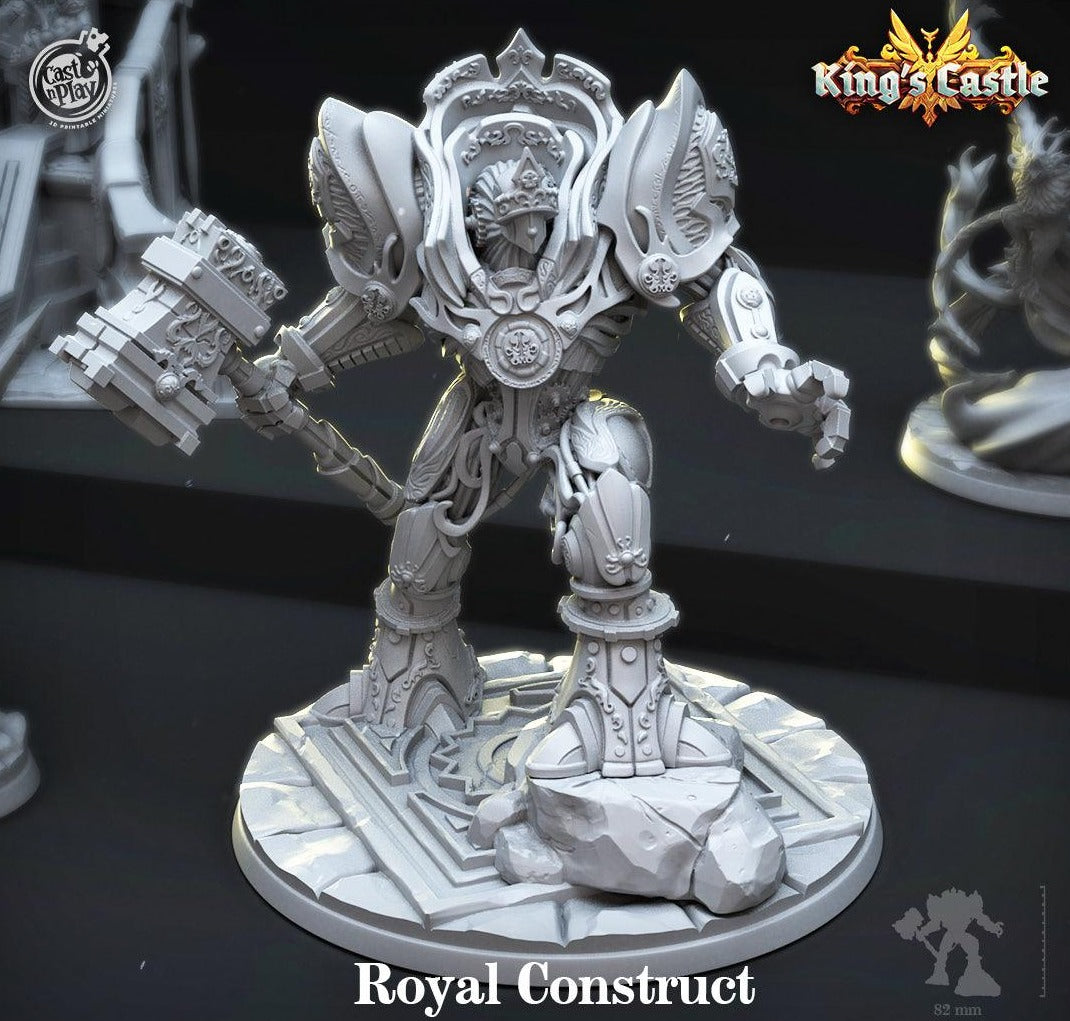 3D Printed Cast n Play Royal Construct King's Castle 28mm 32mm D&D - 3D Printing Boss