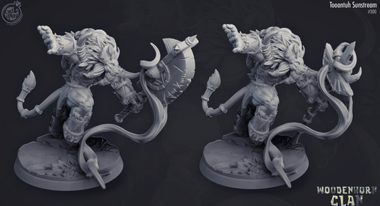 3D Printed Cast n Play Tooantuh Sunstream 28mm 32mm D&D - 3D Printing Boss