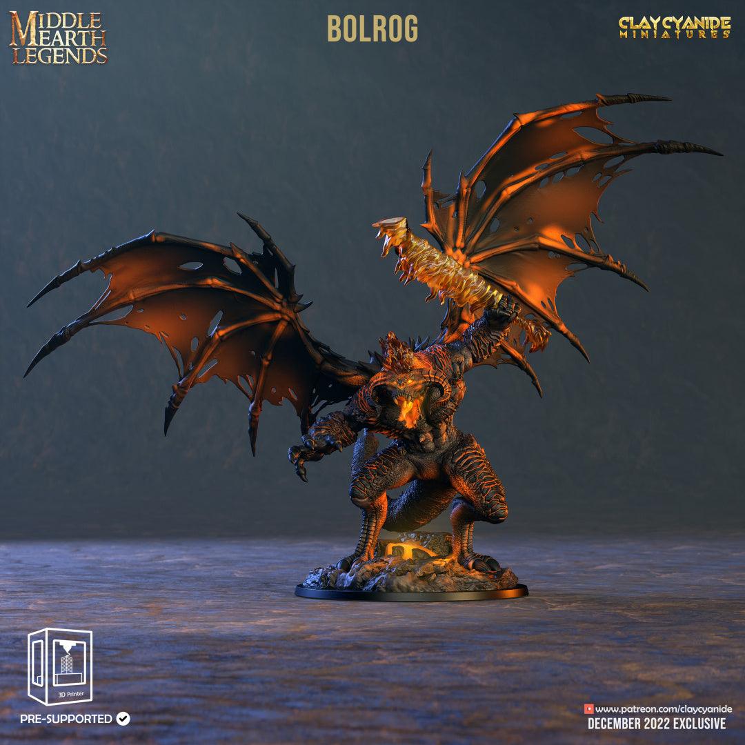 3D Printed Clay Cyanide Borlog Middle Earth Legends 28 32 mm D&D - 3D Printing Boss