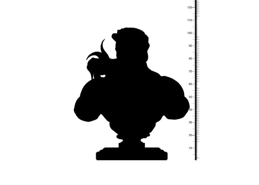 3D Printed Clay Cyanide Conan Bust Hyborean Age Ragnarok D&D - 3D Printing Boss