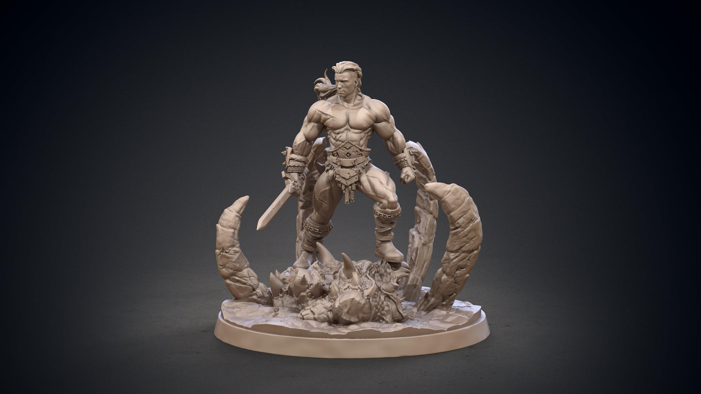 3D Printed Clay Cyanide Conan Hyborean Age Ragnarok D&D - 3D Printing Boss