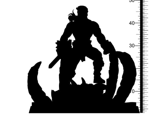 3D Printed Clay Cyanide Conan Hyborean Age Ragnarok D&D - 3D Printing Boss