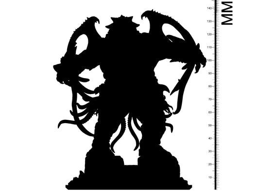 3D Printed Clay Cyanide Cthulhu Great Old Gods Ragnarok D&D - 3D Printing Boss