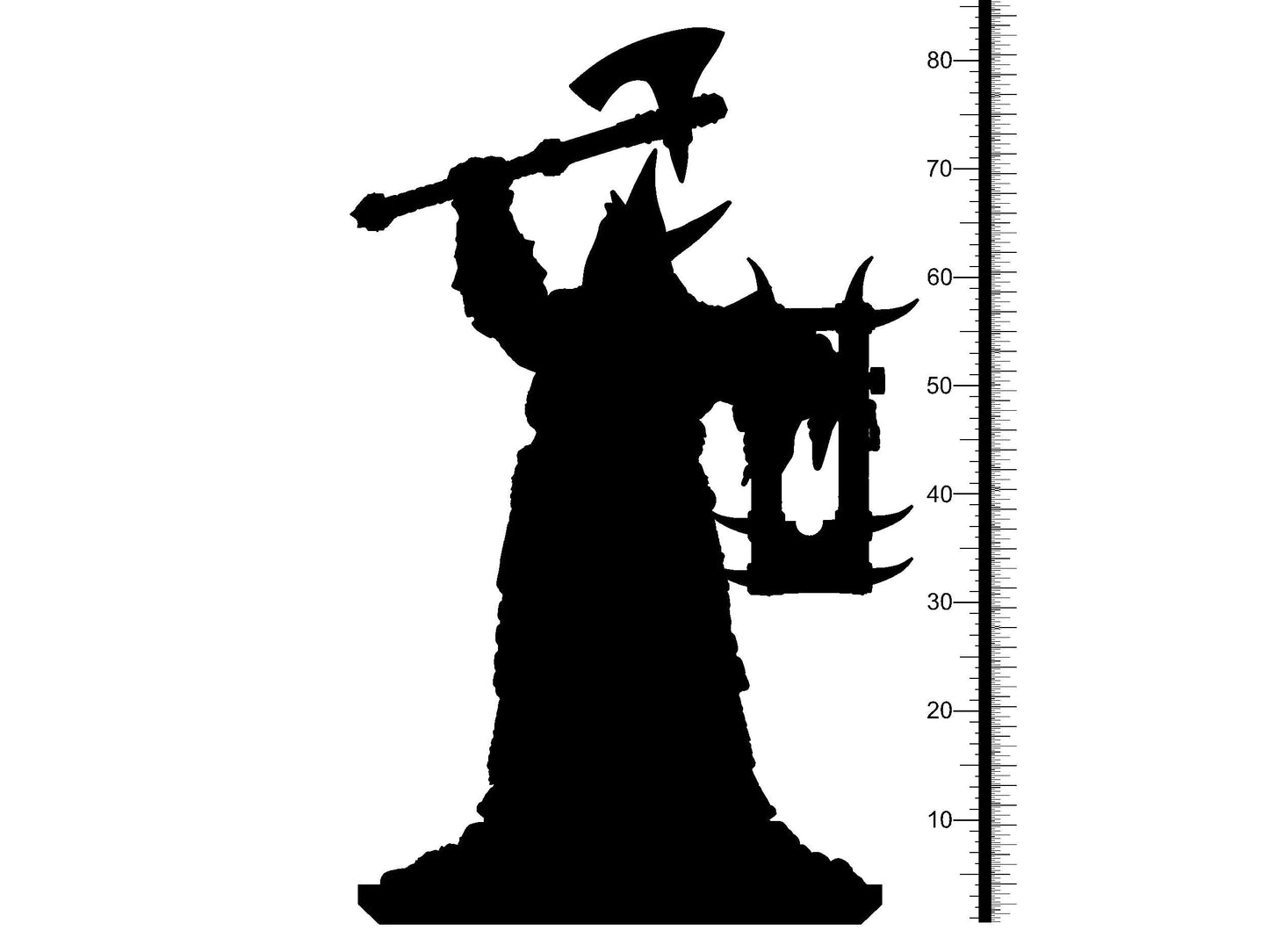 3D Printed Clay Cyanide Cult Executioner Wrath of Gods Ragnarok D&D - 3D Printing Boss