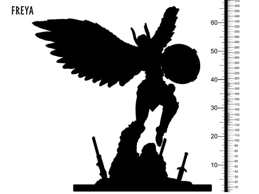 3D Printed Clay Cyanide Freya Norse Mythology Ragnarok D&D - 3D Printing Boss