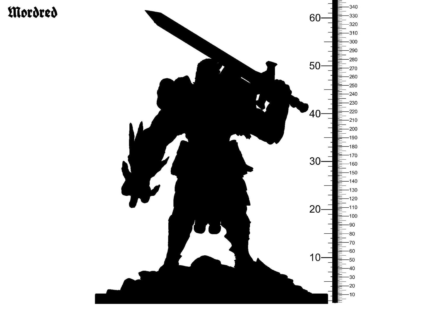 3D Printed Clay Cyanide Mordred The Legend of King Arthur Ragnarok D&D - 3D Printing Boss