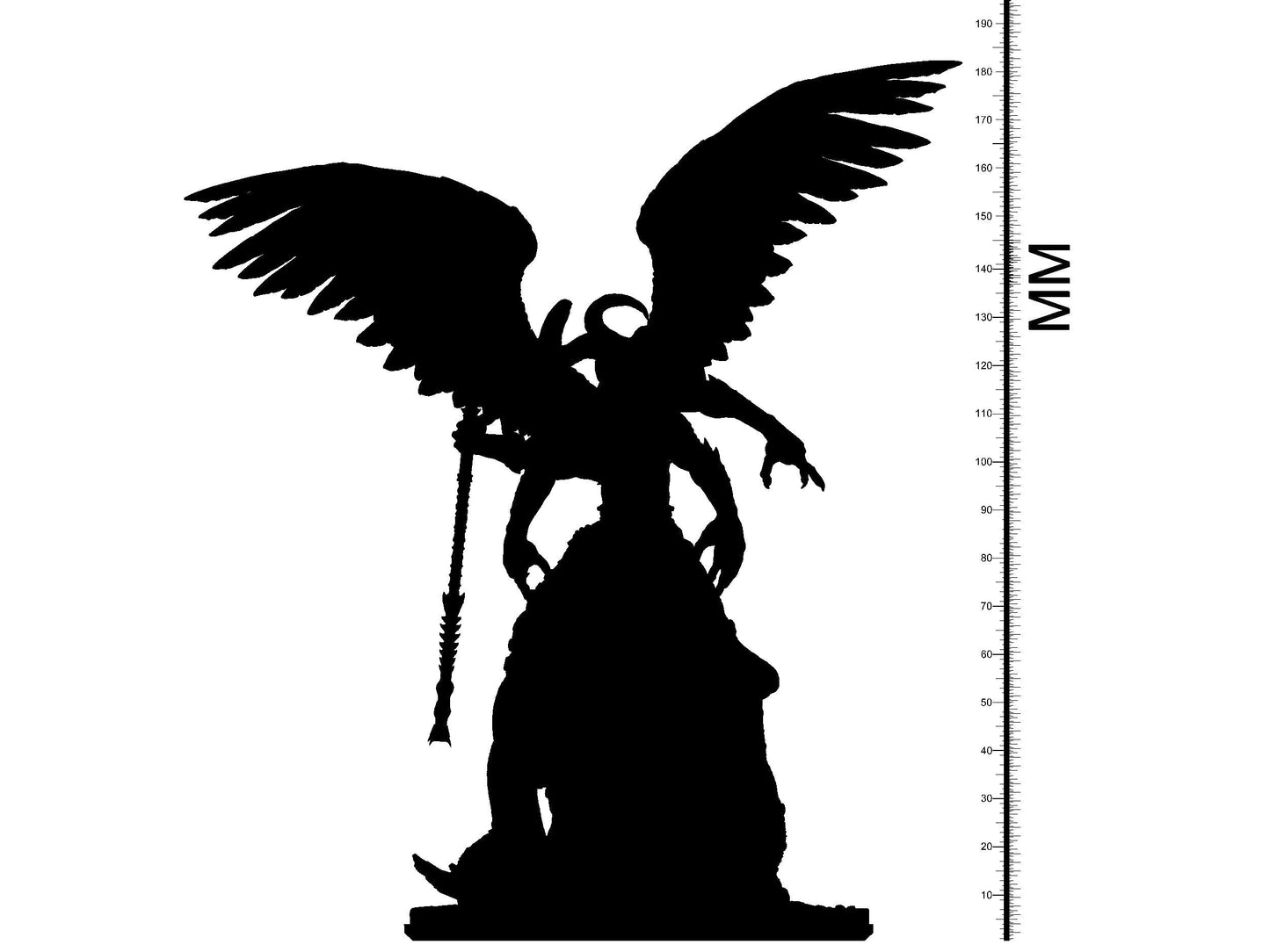 3D Printed Clay Cyanide Pazuzu Demonic God | Wrath of God Ragnarok D&D - 3D Printing Boss