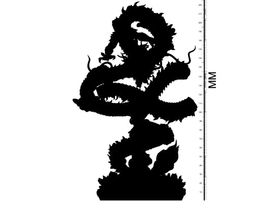 3D Printed Clay Cyanide Qinglong, the Azure Dragon Ragnarok D&D - 3D Printing Boss