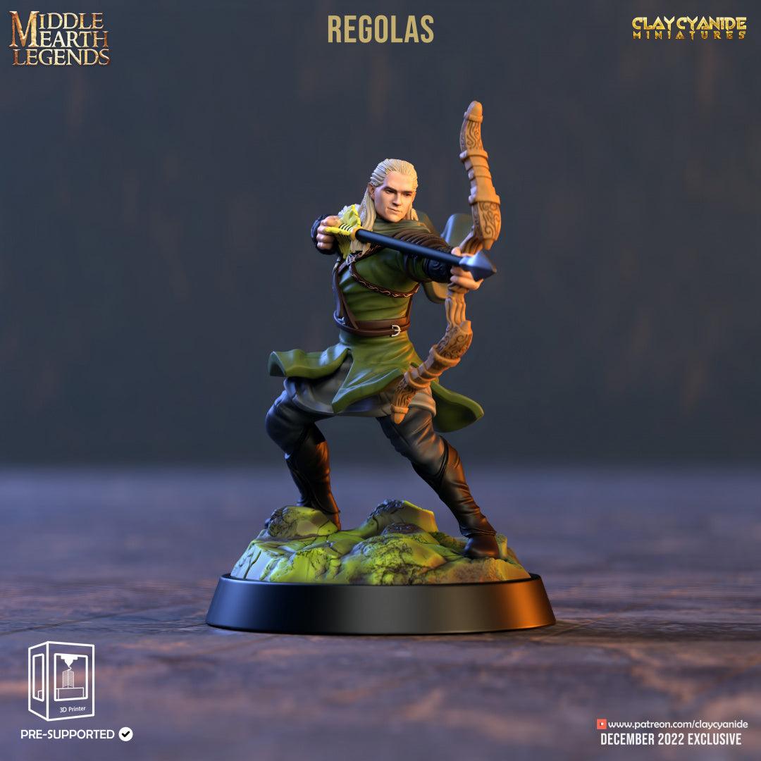 3D Printed Clay Cyanide Regolas Middle Earth Legends 28 32 mm D&D - 3D Printing Boss