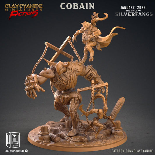 3D Printed Clay Cyanide Silverfangs Guild Werewolf Fox Tribes Factions Ragnarok D&D - 3D Printing Boss