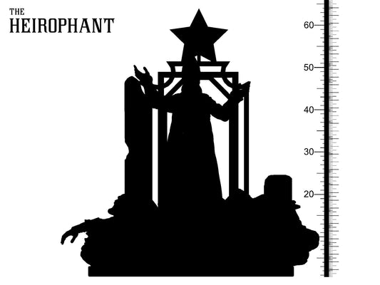 3D Printed Clay Cyanide The Heirophant Tarot Ragnarok D&D - 3D Printing Boss