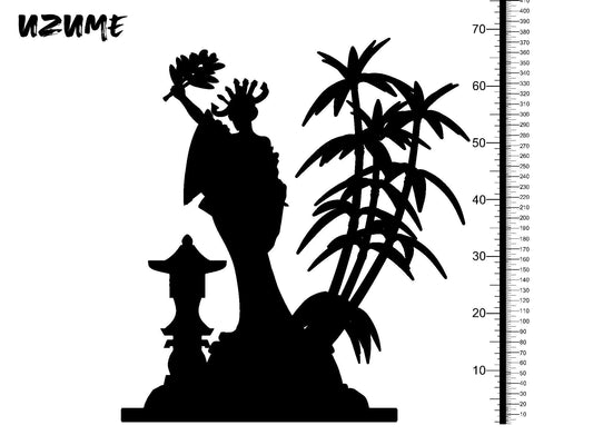 3D Printed Clay Cyanide Uzume Japanese Deities Ragnarok D&D - 3D Printing Boss