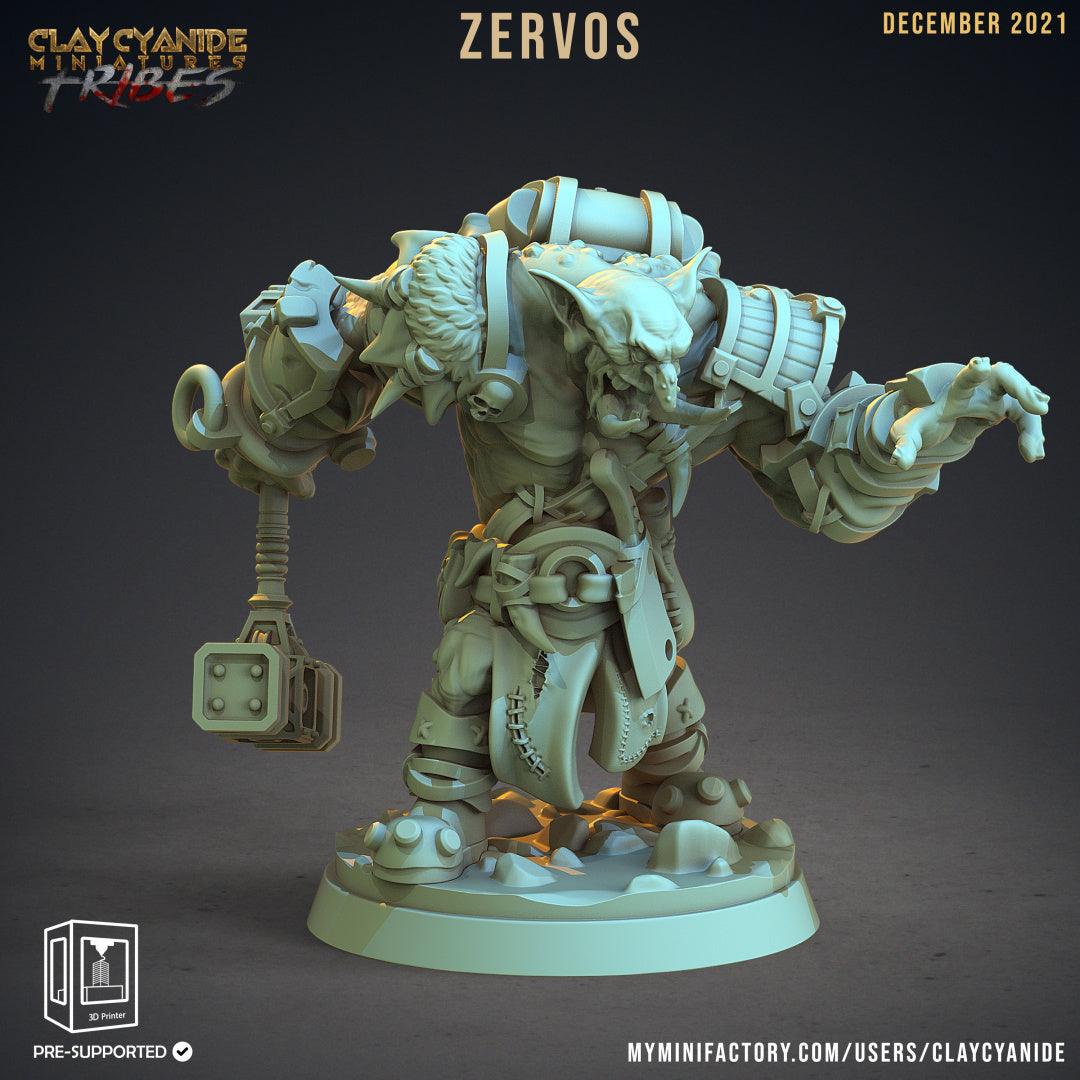 3D Printed Clay Cyanide War Trolls Tribes Factions Ragnarok D&D - 3D Printing Boss