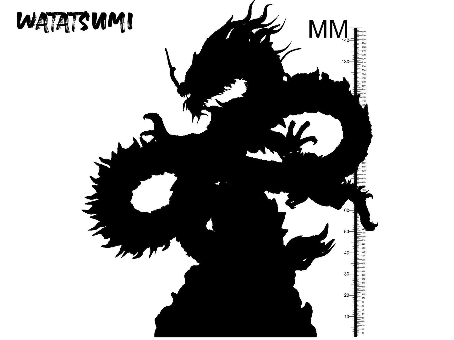 3D Printed Clay Cyanide Watatsumi Japanese Deities Ragnarok D&D - 3D Printing Boss