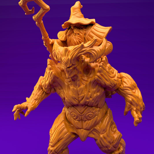 3D Printed Dwarf’s Army Nafarrate - Dwarf Wizard Ent Rider Set 28mm 32mm Ragnarok D&D - 3D Printing Boss