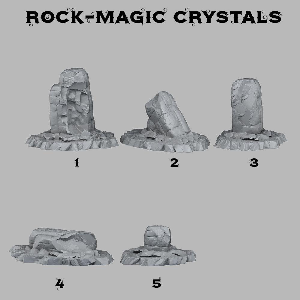 3D Printed Fantastic Plants and Rocks Ancient Jungle Ruins 28mm - 32mm D&D Wargaming - 3D Printing Boss