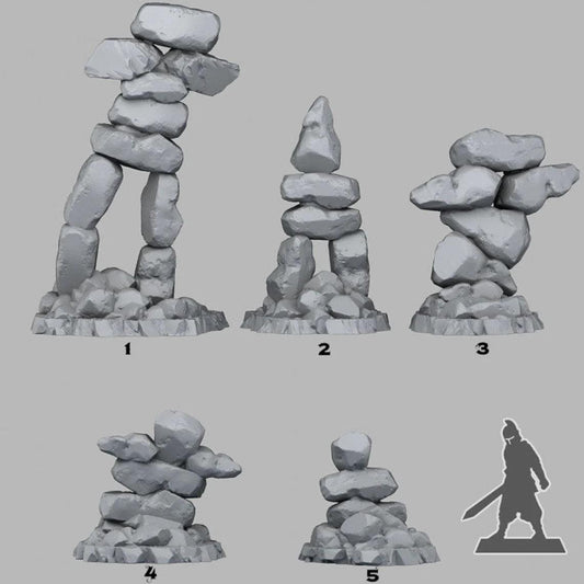 3D Printed Fantastic Plants and Rocks Primal Inuk Shuk 28mm - 32mm D&D Wargaming - 3D Printing Boss