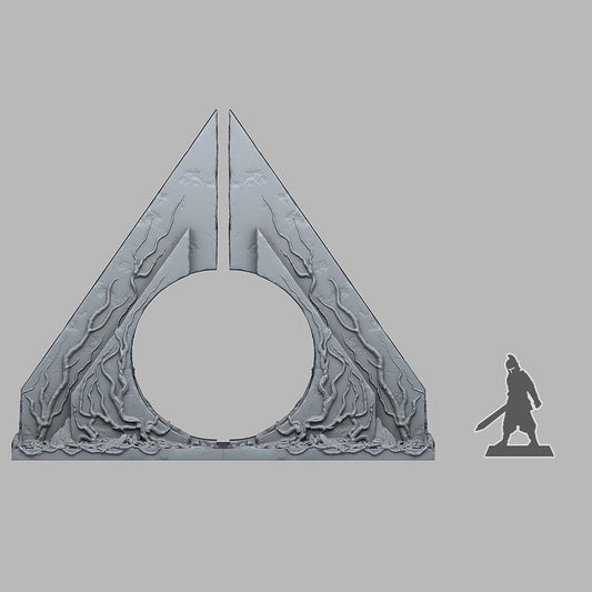 3D Printed Fantastic Plants and Rocks Sci-Fi Portal 28mm - 32mm D&D Wargaming - 3D Printing Boss