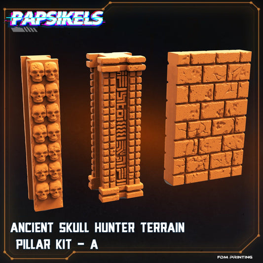 3D Printed Papsikels Cyberpunk Ancient Skull Hunter Modular Terrain - 28mm 32mm - 3D Printing Boss