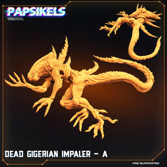 3D Printed Papsikels Cyberpunk Sci-Fi Dead Gigerian Impaler Set - 28mm 32mm - 3D Printing Boss