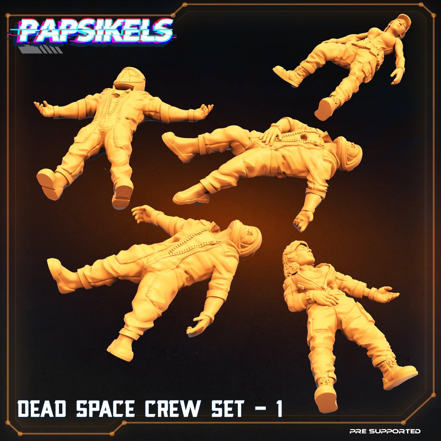 3D Printed Papsikels Cyberpunk Sci-Fi Dead Space Crew Maintenance Set 1 - 28mm 32mm - 3D Printing Boss