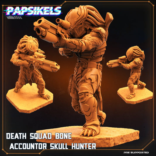3D Printed Papsikels Cyberpunk Sci-Fi Death Squad Bone Set - 28mm 32mm - 3D Printing Boss