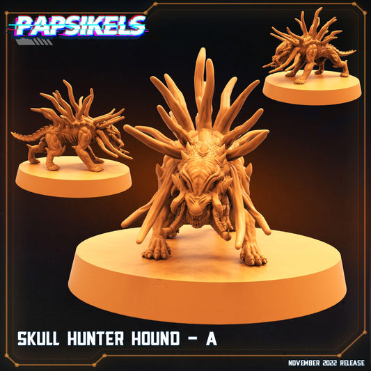 3D Printed Papsikels Cyberpunk Sci-Fi Skull Hunter Hounds Set - 28mm 32mm - 3D Printing Boss