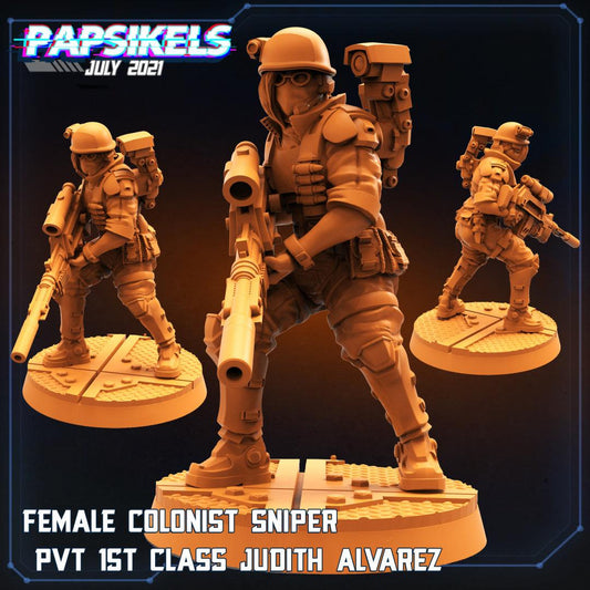 3D Printed Papsikels Cyberpunk Sci-Fi Team Valkyrie Set - 28mm 32mm - 3D Printing Boss