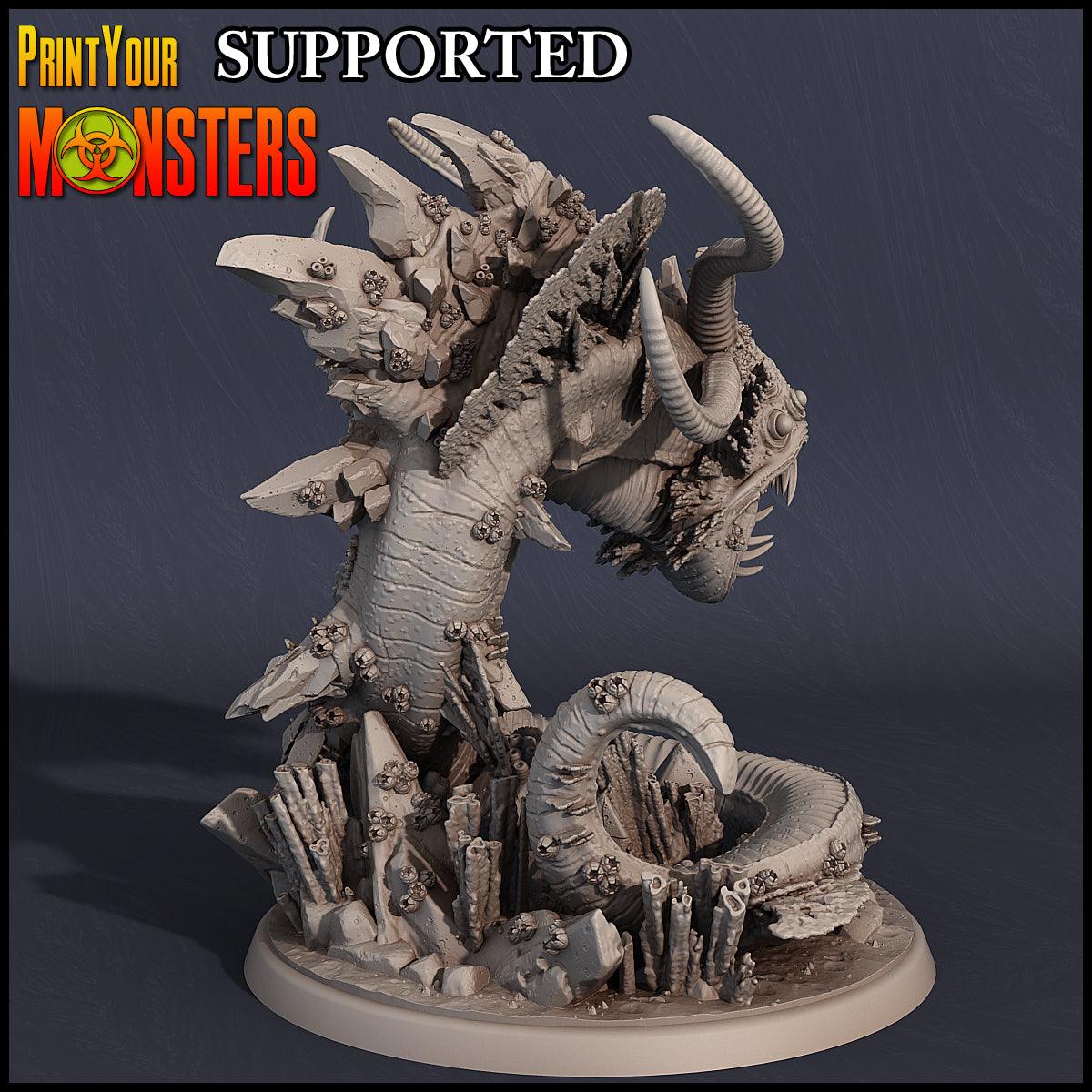 3D Printed Print Your Monsters Dire Anglerfish Sanctum Protector Dark Water Sanctum 28mm - 32mm D&D Wargaming - 3D Printing Boss