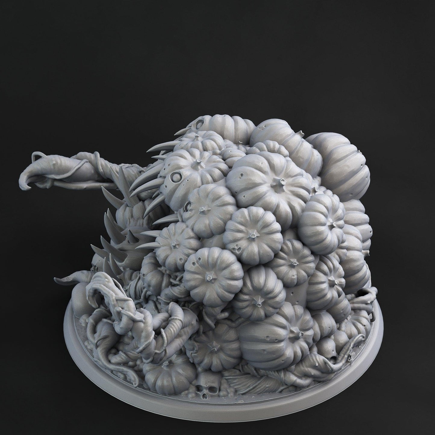 3D Printed Print Your Monsters Gluttonous Awakened Pumpkin 28mm - 32mm D&D Wargaming - 3D Printing Boss