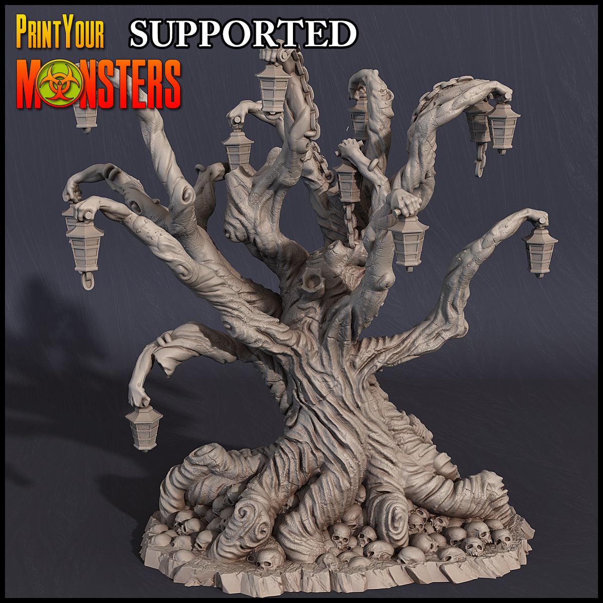 3D Printed Print Your Monsters Witches Hunted Willow Tree Witches Pack 28mm - 32mm D&D Wargaming - 3D Printing Boss