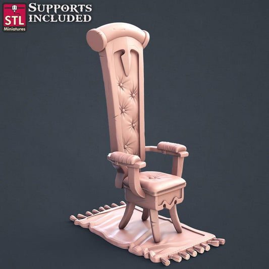 3D Printed STL Miniatures Lender Set Fantasy NPC 2 | 28 - 32mm War Gaming D&D - 3D Printing Boss