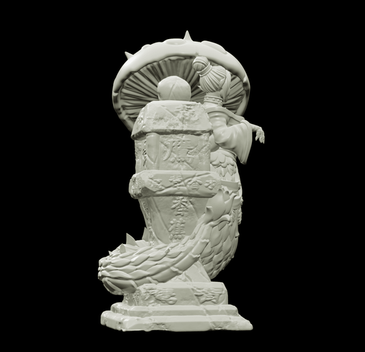 Charming Terrain 3D printed terrain 3D Printed Bestiary Vol. 4 Nafarrate - Aldoris Forest Spirit 32mm Ragnarok D&D