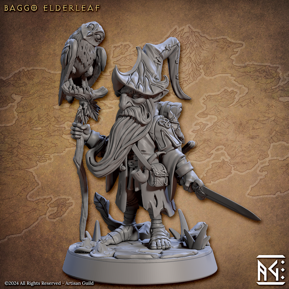 3D Printed Artisan Guild Baggo Elderleaf Deeproot Lurikeen Set 28mm 32mm