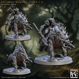 3D Printed Artisan Guild Faldorn Warhogs Riders Set Faldorn Hobgoblin Set 28mm 32mm