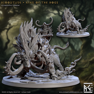 3D Printed Artisan Guild Bloodtusk King of the Hogs Faldorn Hobgoblin Set 28mm 32mm