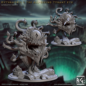 3D Printed Artisan Guild Mythraxxis the All Seeing Tyrant Eye Descent into the Hive of the All Seeing 28mm 32mm