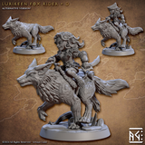 3D Printed Artisan Guild Lurikeens Fox Riders Deeproot Lurikeen Set 28mm 32mm