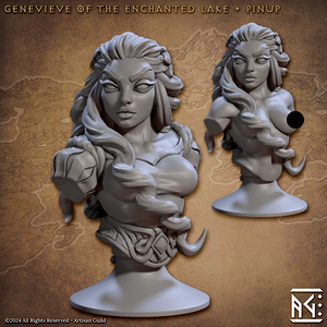 3D Printed Artisan Guild Vanguard Fighters Busts 28mm 32mm