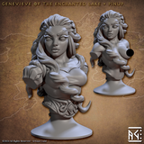 3D Printed Artisan Guild Vanguard Fighters Busts 28mm 32mm
