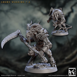 3D Printed Artisan Guild Gobor Warriors Set Rise of the Beastmen Set 28mm 32mm