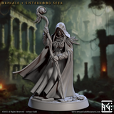 3D Printed Artisan Guild Orphale Sisterhood Seer Veiled Sisterhood Set 28mm 32mm