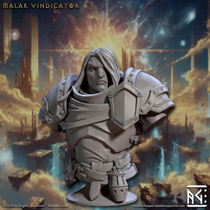 3D Printed Artisan Guild Wrath of the Malakim Bust Set 28mm 32mm