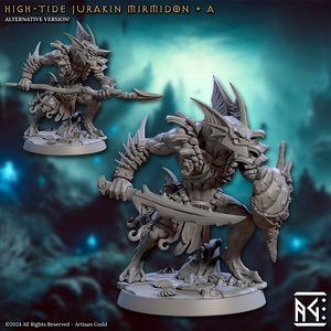 3D Printed Artisan Guild High Tide Jurakin Mirmidons Mirmidons of the Death Tide 28mm 32mm