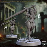 3D Printed Artisan Guild Xendra - Sisterhood Bladedancer Veiled Sisterhood Set 28mm 32mm
