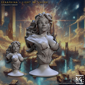 3D Printed Artisan Guild Wrath of the Malakim Bust Set 28mm 32mm