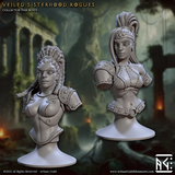 3D Printed Artisan Guild Veiled Sisterhood Bust Set 28mm 32mm