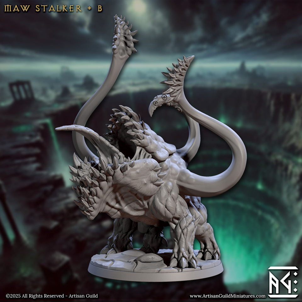 3D Printed Artisan Guild Maw Stalkers Descent into the Hive of the All Seeing 28mm 32mm